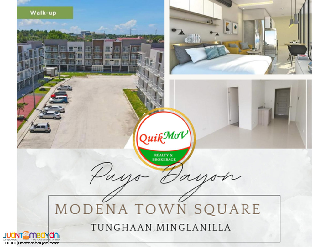 Modena Town Square Minglanilla Studio 5k Monthly Only