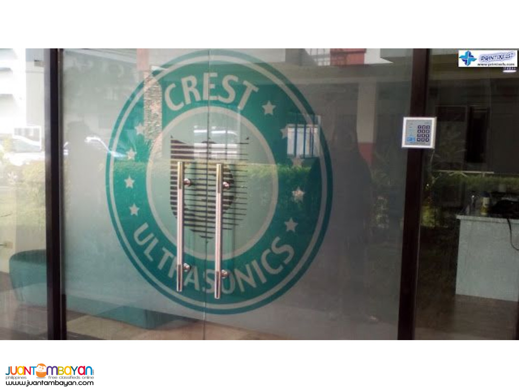 Custom Frosted Glass Sticker Supplier Philippines