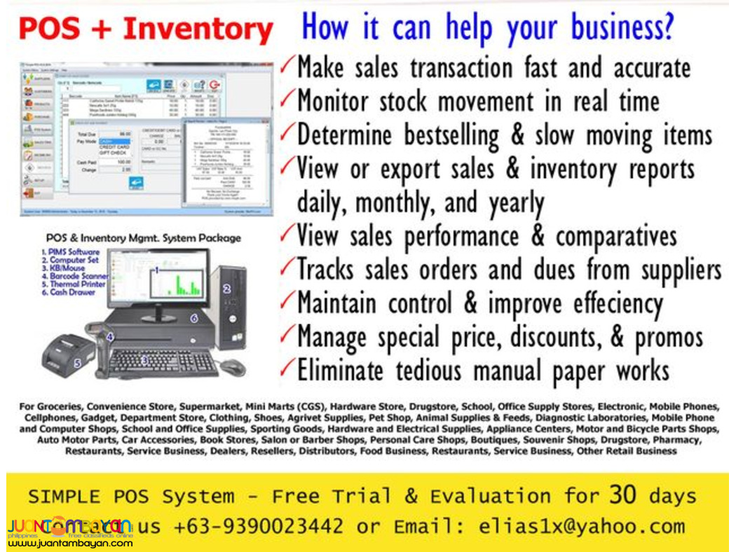 Inventory Management with Point of Sale POS System