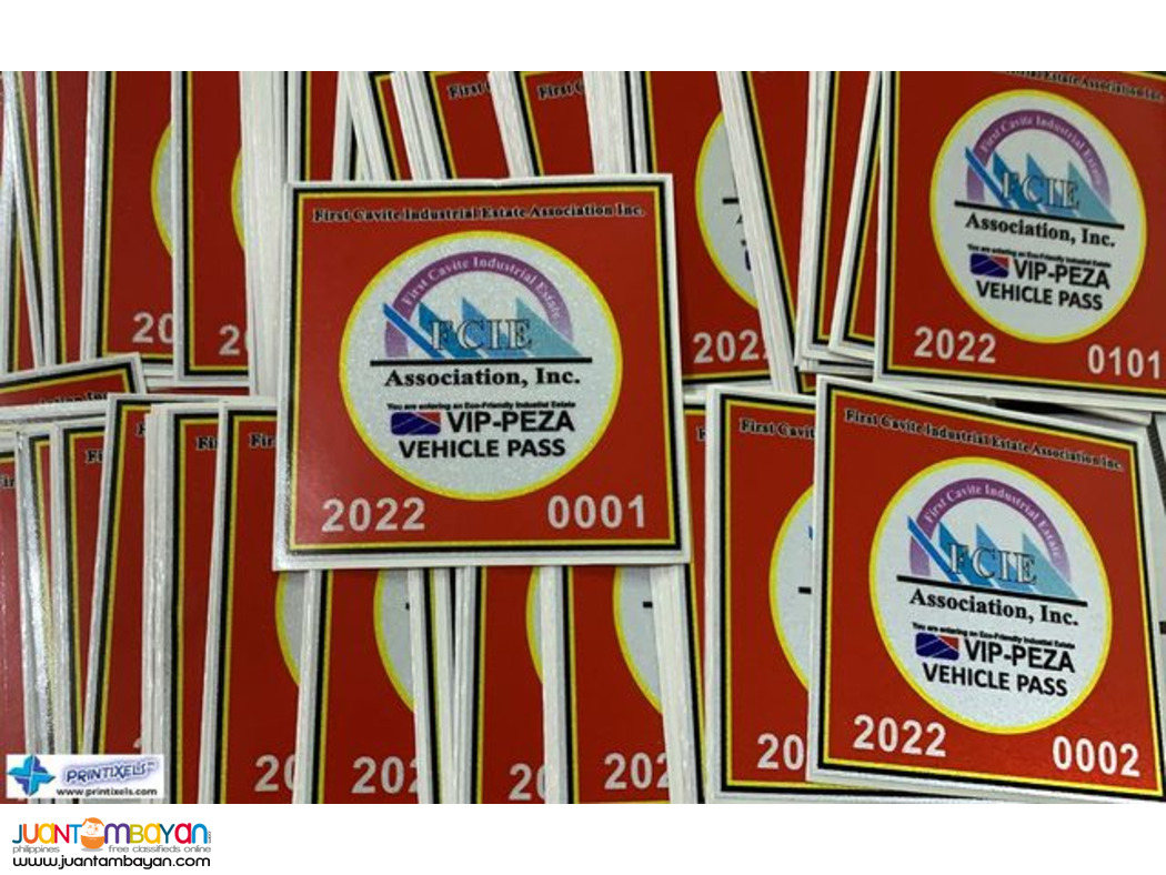 Reflectorized Sticker Printing & Cutting Philippines