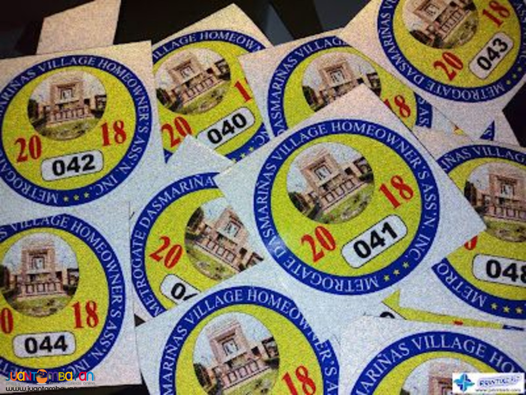 Reflectorized Sticker Printing & Cutting Philippines