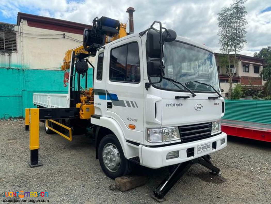 7 Tons Hyundai 6 Wheeler Boom Truck For Sale!