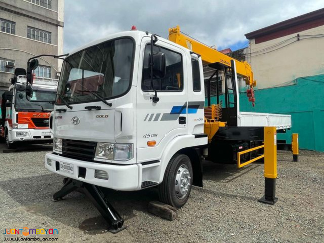 7 Tons Hyundai 6 Wheeler Boom Truck For Sale!