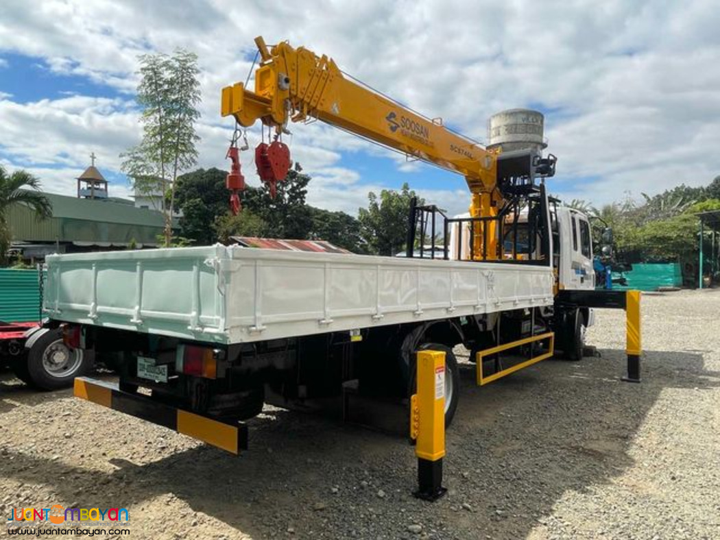 7 Tons Hyundai 6 Wheeler Boom Truck For Sale!