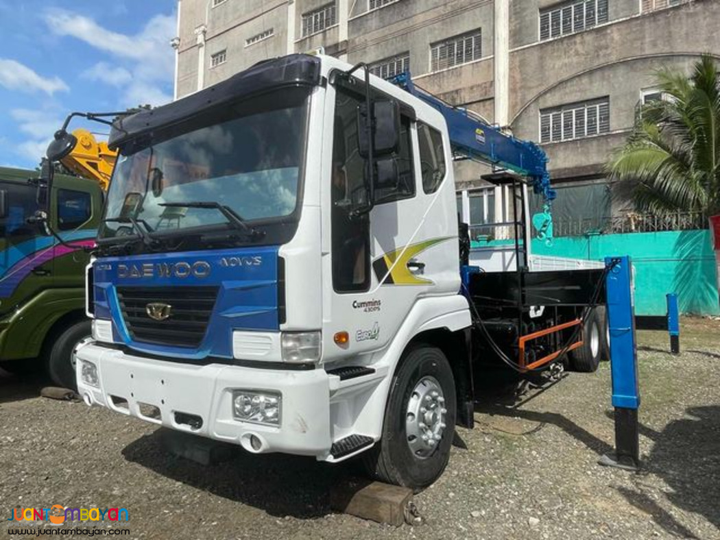 10 Wheeler Daewoo 10 Tons Boom Truck For Sale!