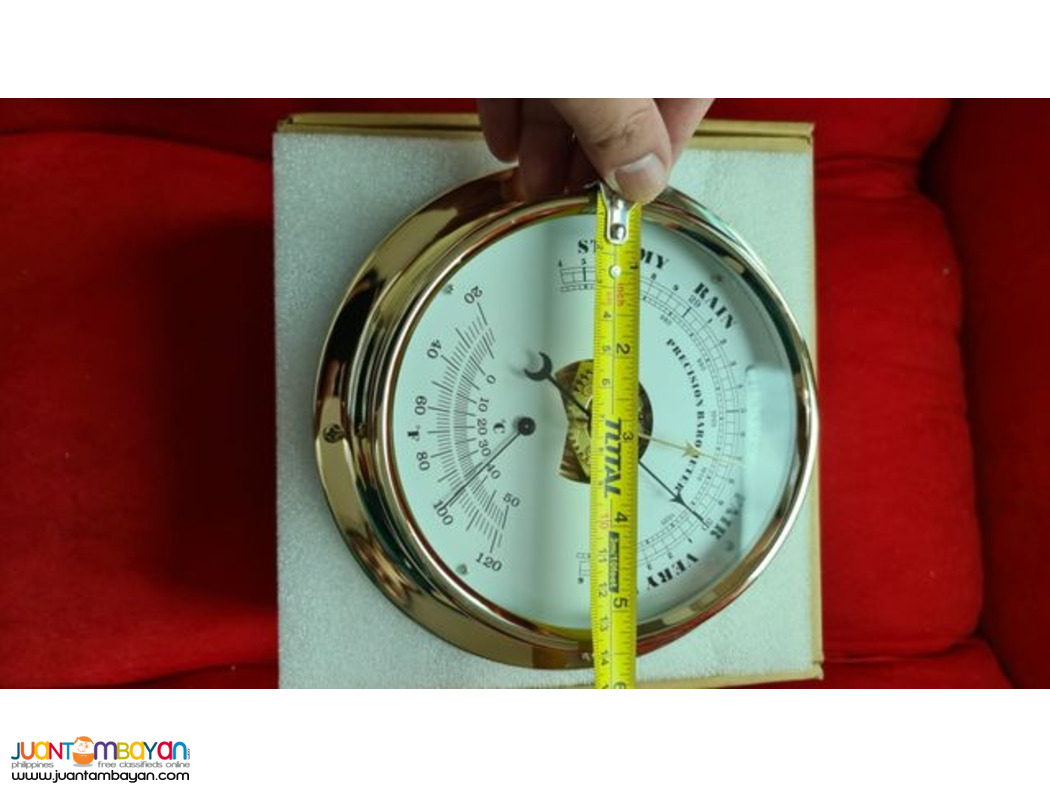 Aneroid Barometer, Precision Aneroid Barometer with Thermometer