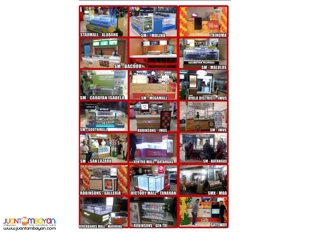 Cart Kiosk Fabrication, Food Stall Food Booth Manufacturer