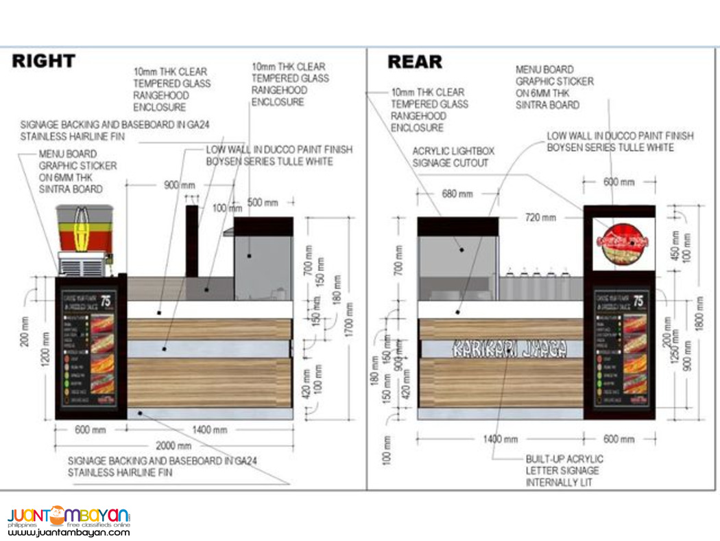 Mall Kiosk Designing, Mall Cart Designing