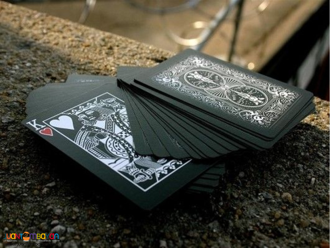 bicycle black ghost playing cards 1st edition