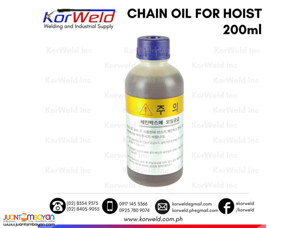 Oil for Chain of Hoist / Chain Block Oil