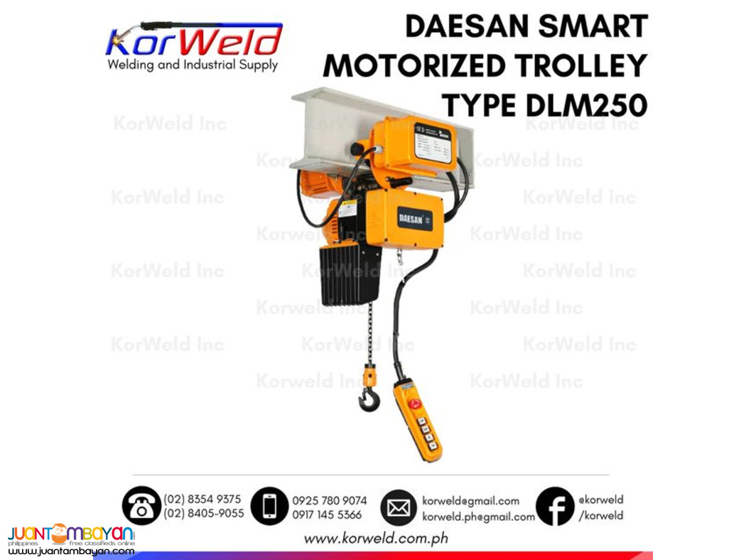 Motorized Trolley Electric Hoist 250 kg.