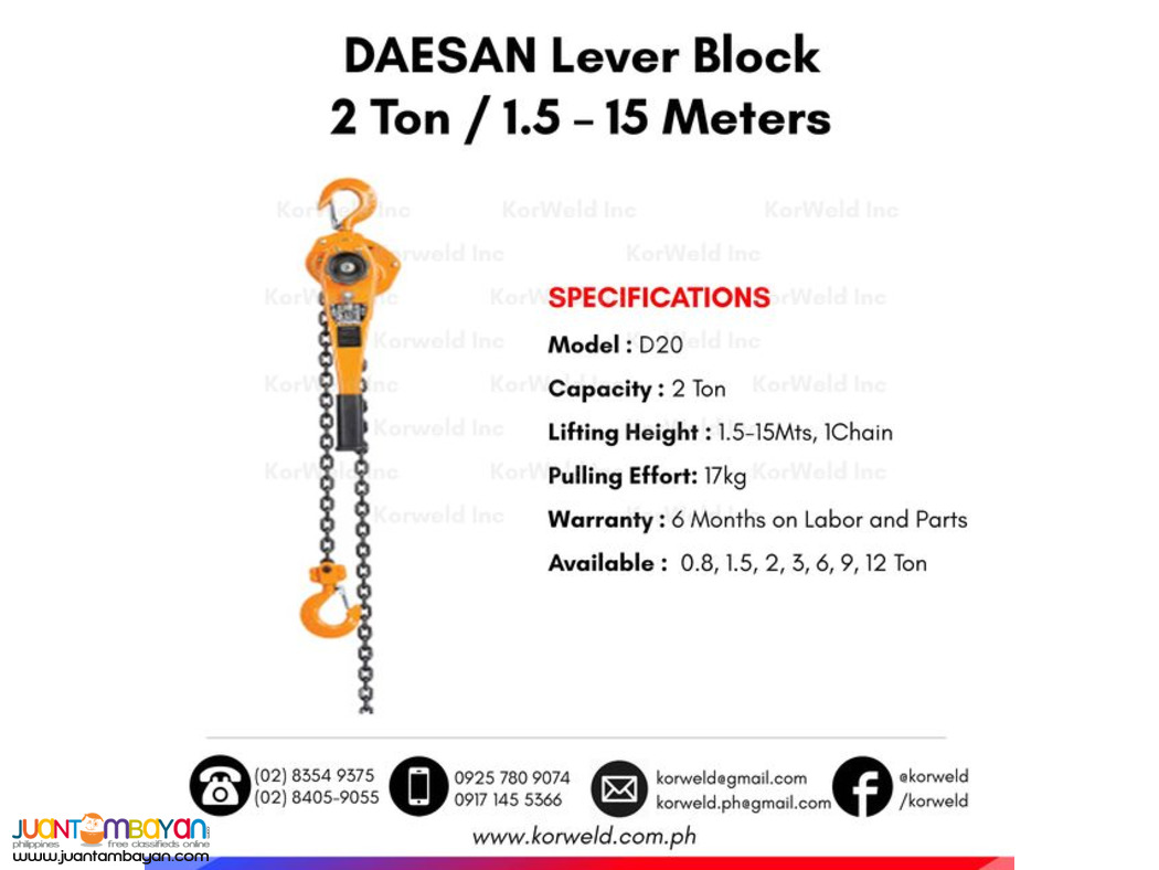 Lever Block 2 Ton