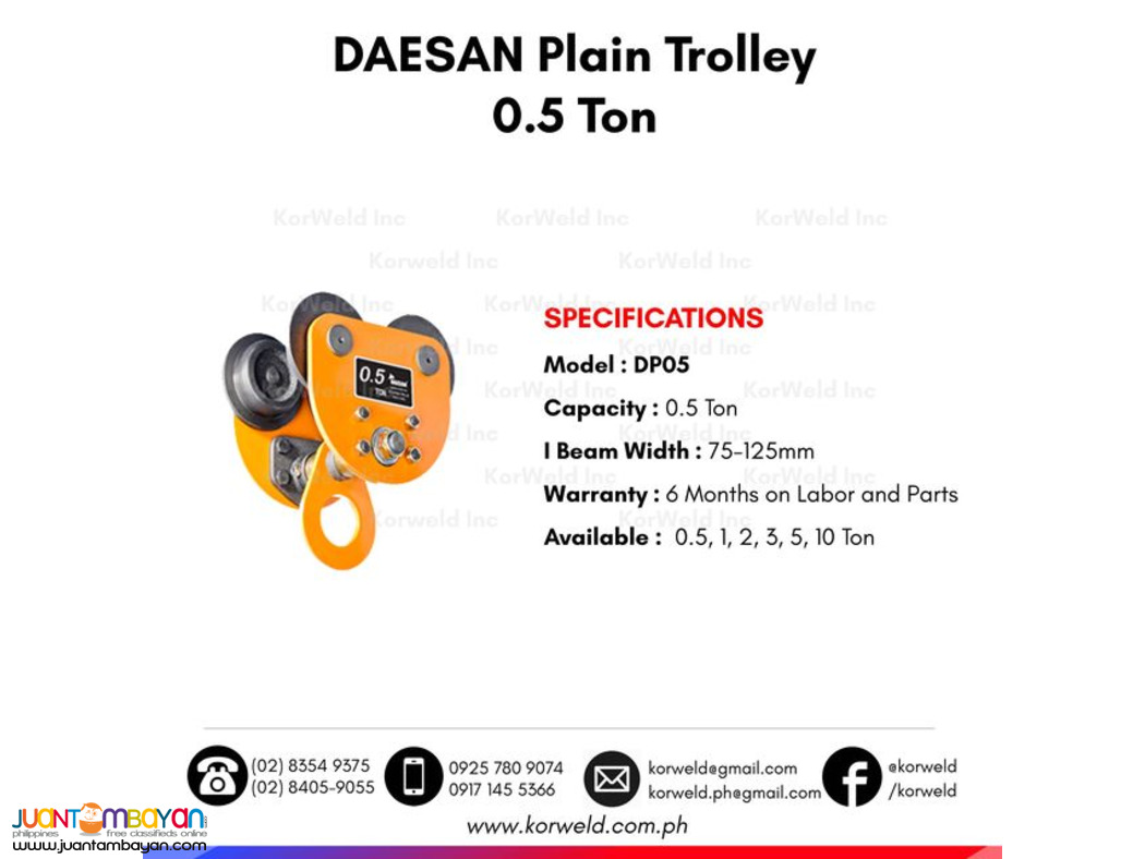 Plain Trolley 0.5 Ton