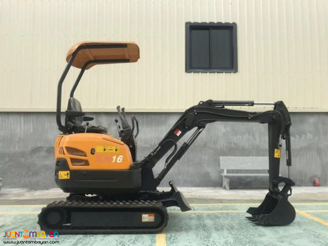 YAMA XN16 mini backhoe with dozer