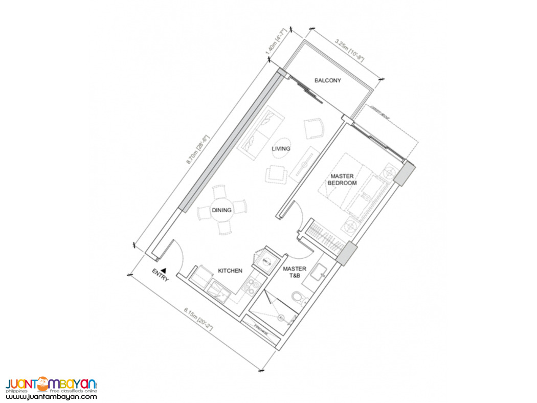 1BR WITH PARKING THE SILLION 32 SANSON BY ROCKWELL CEBU