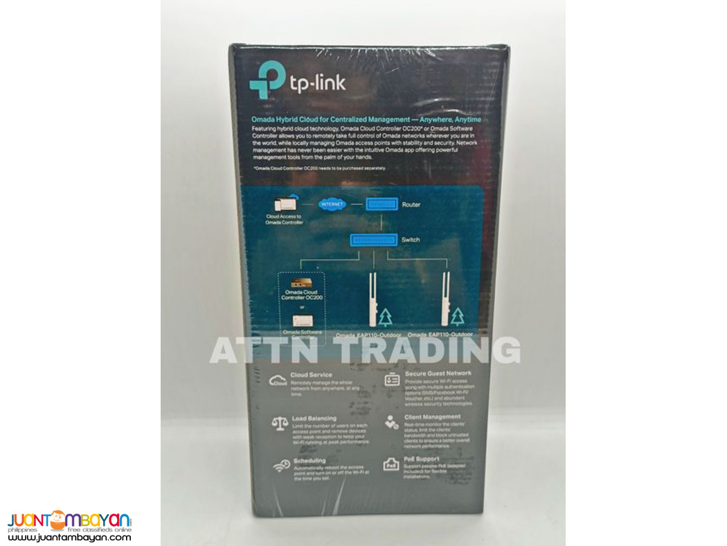 TP-LINK EAP110-Outdoor N300 Wireless N Outdoor Access Point