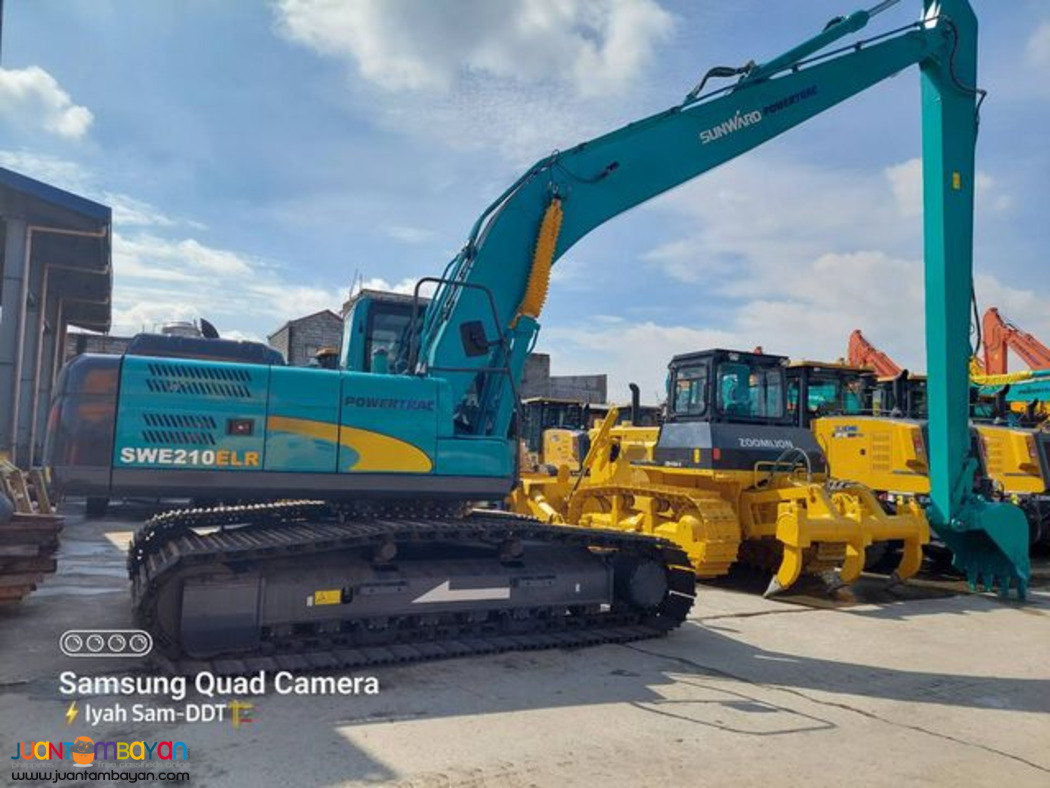 Sunward Swe210elr Long Arm Excavator 0 4cbm Isuzu Engine