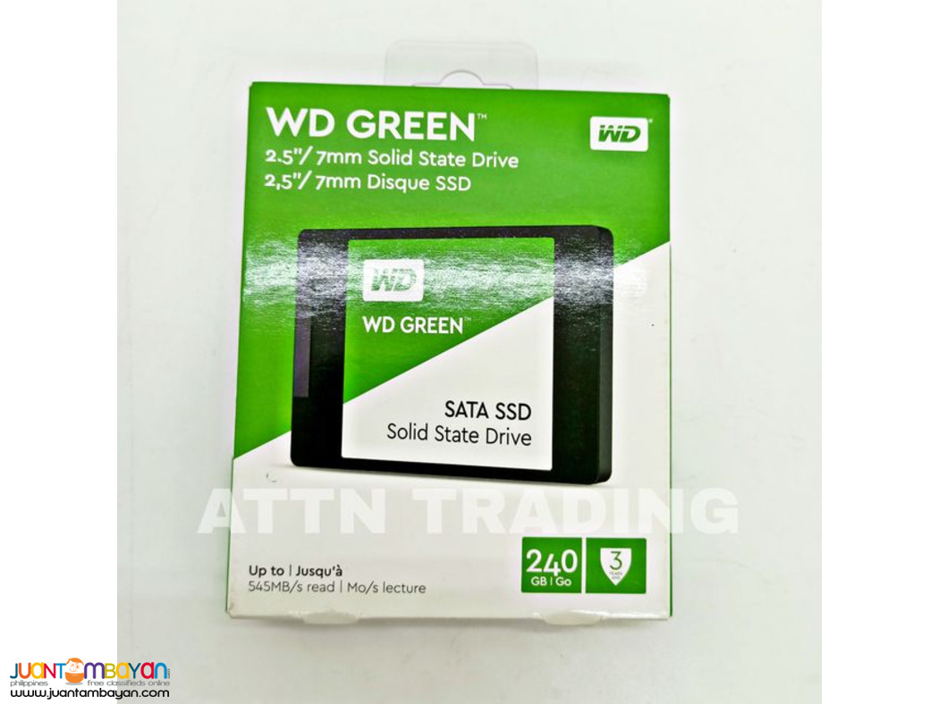 WD Green SSD 240GB WDS4G0A-00JH30