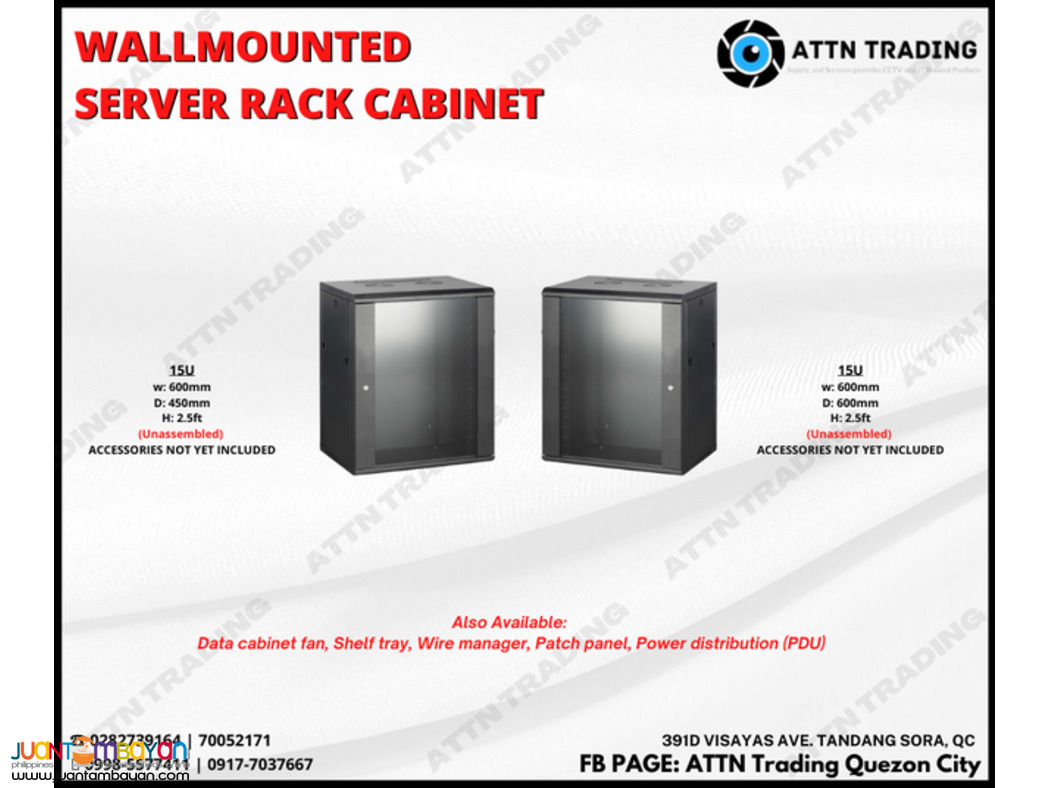 WALL MOUNTED SERVER RACK CABINET