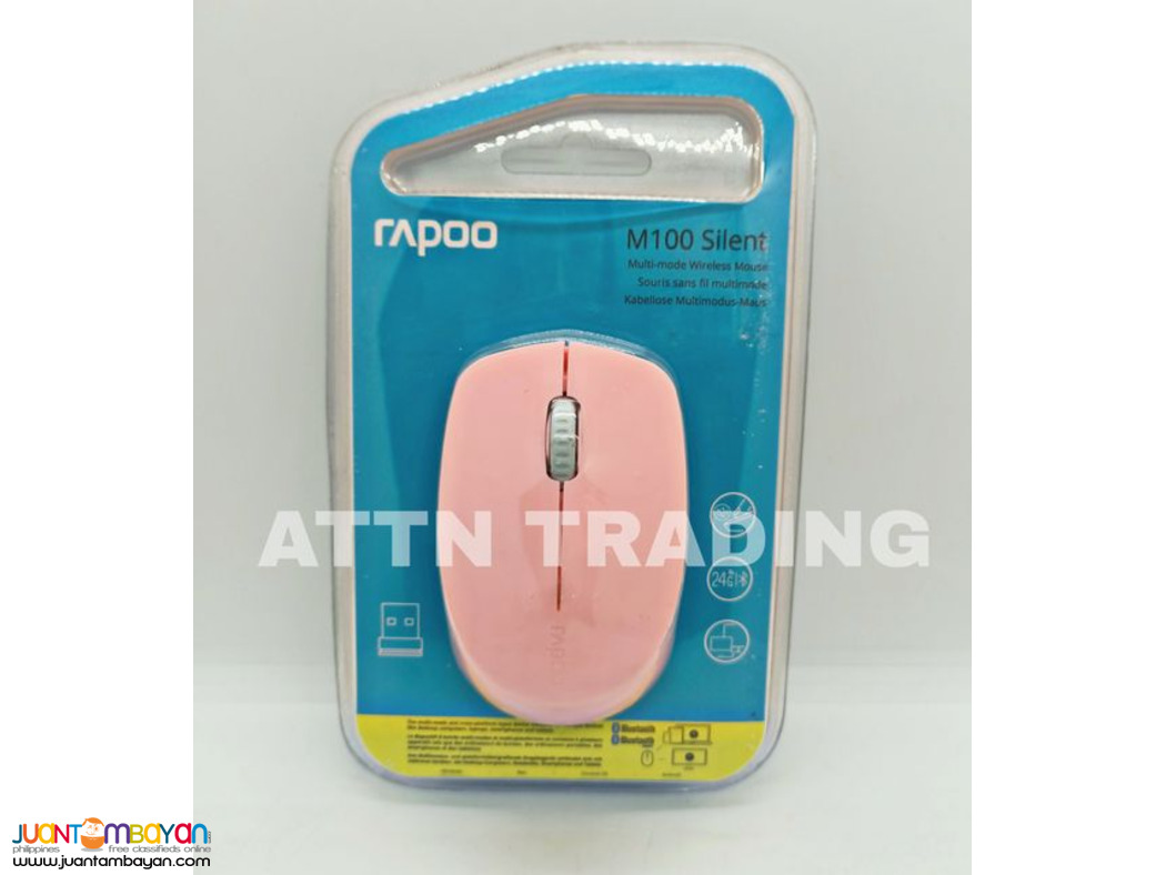 Rapoo M100 Silent Multi-Mod Wireless Mouse w/ Bluetooth