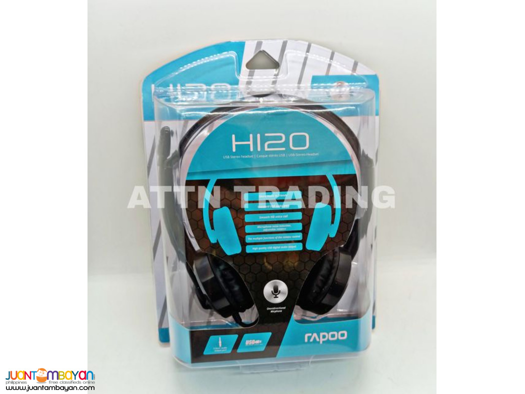 RAPOO H120 USB STEREO HEADSET