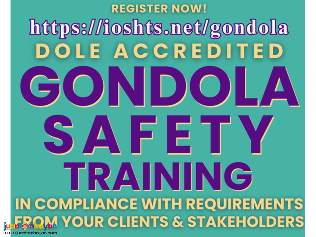 Gondola Safety Training Suspended Platform Safety Training dOLE