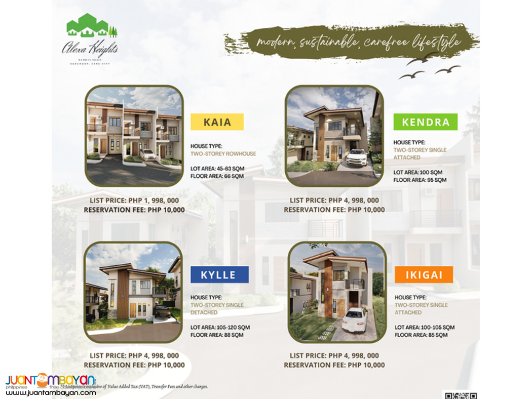 Php 4,998,000 2 storey single detached HOUSE AGSUNGOT CEBU CITY