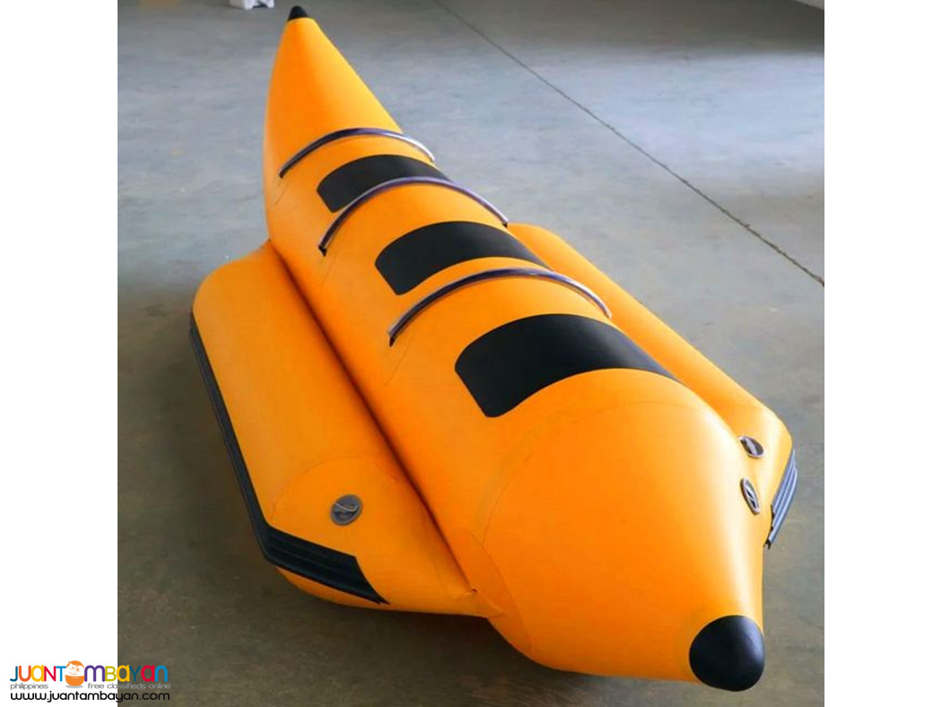 Inflatable Banana Boat 3 SEATERS Good Quality PVC Fabric