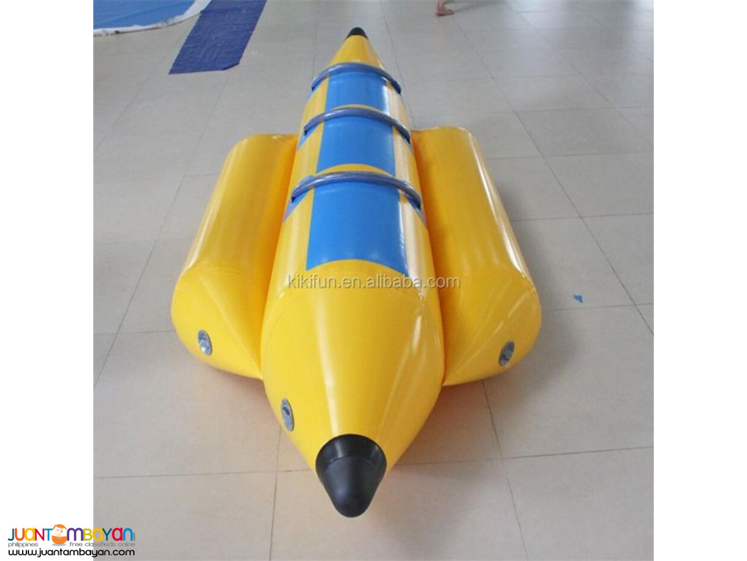 Inflatable Banana Boat 3 SEATERS Good Quality PVC Fabric