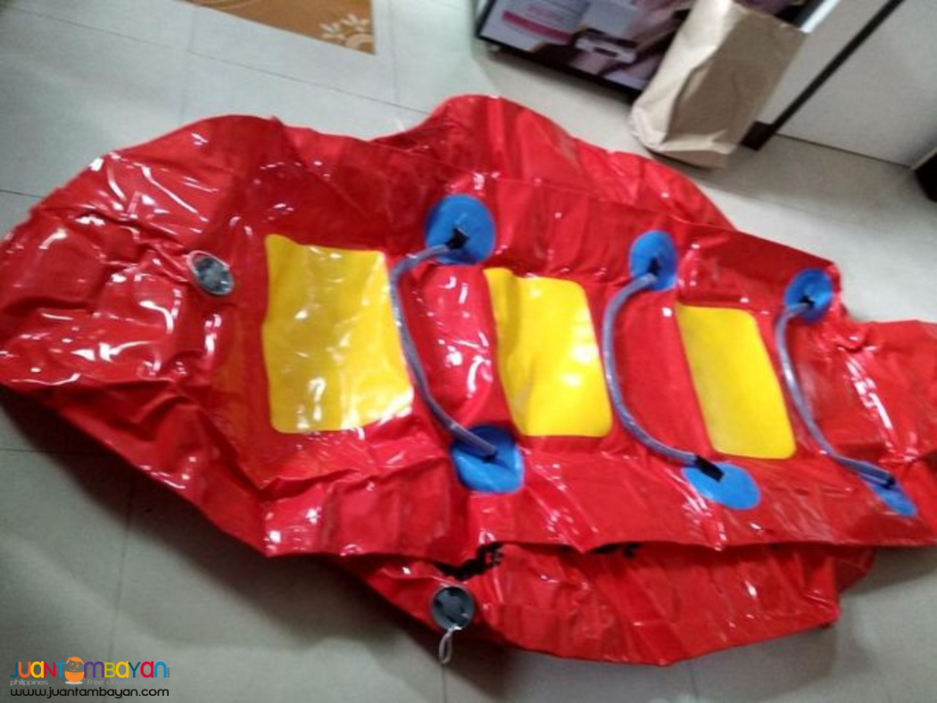 Inflatable Banana Boat 3 SEATERS Good Quality PVC Fabric