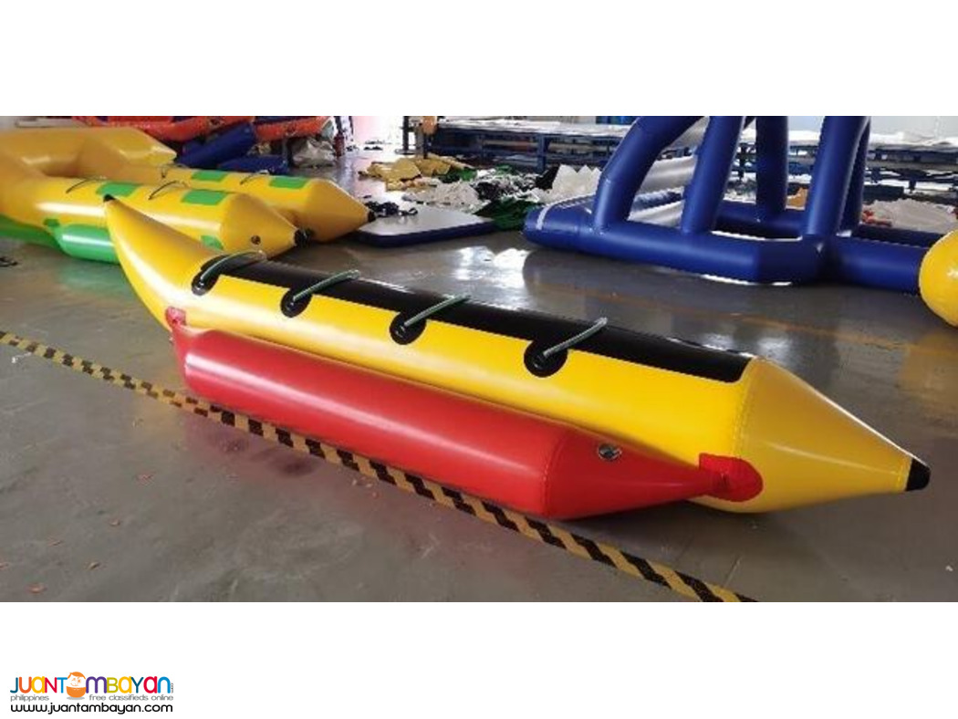 Inflatable Banana Boat 4 Seaters -PVC Fabric Water Sports