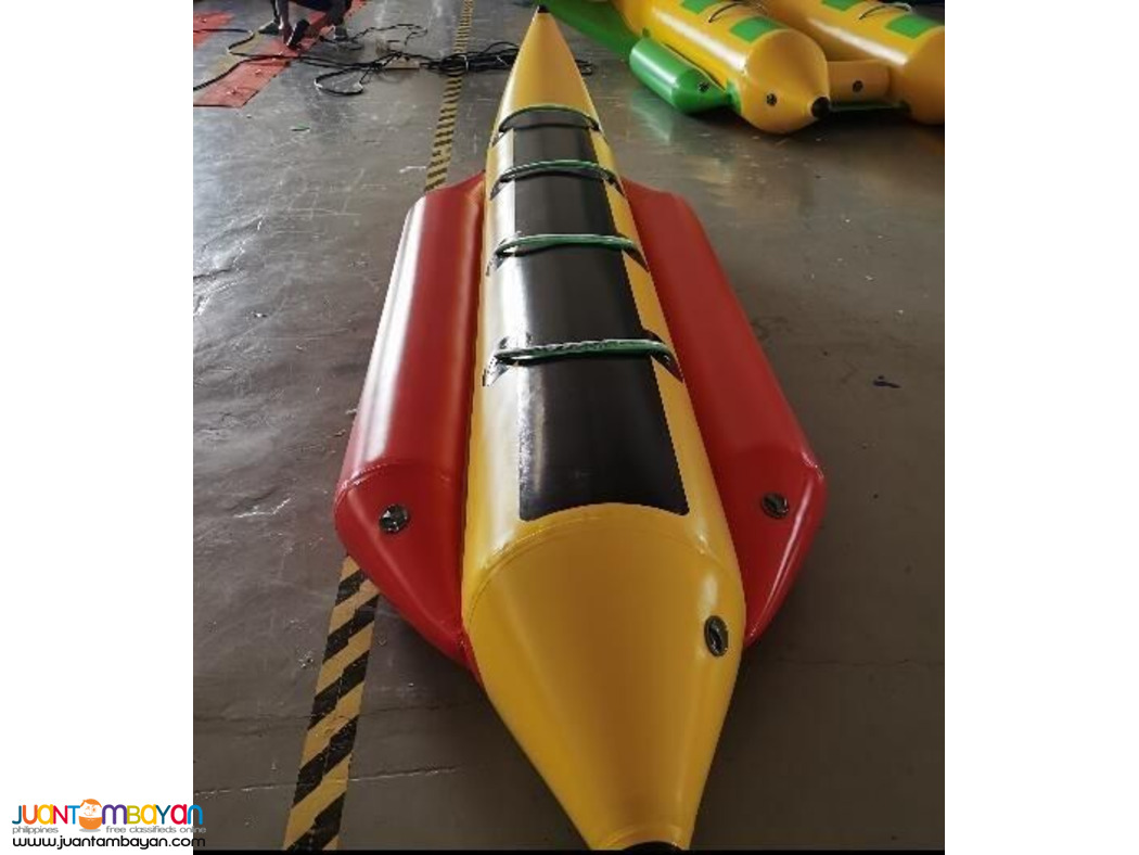 Inflatable Banana Boat 4 Seaters -PVC Fabric Water Sports