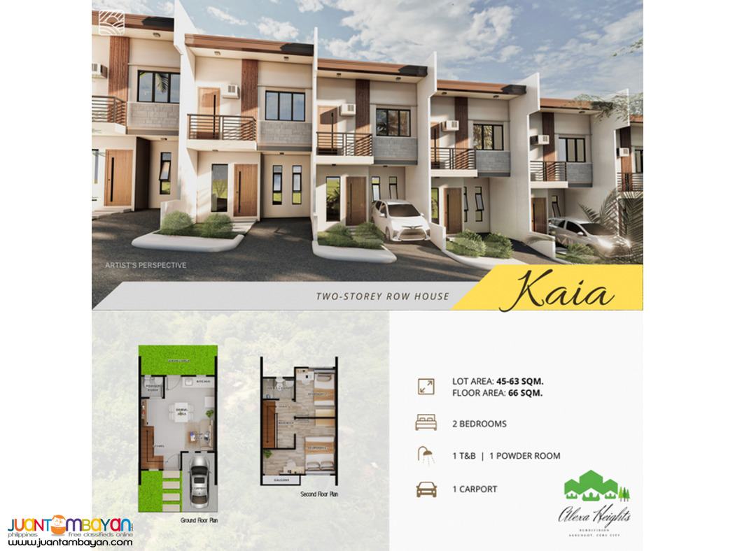 1.9M ROWHOUSE ALEXA HEIGHTS AGSUNGOT CEBU CITY