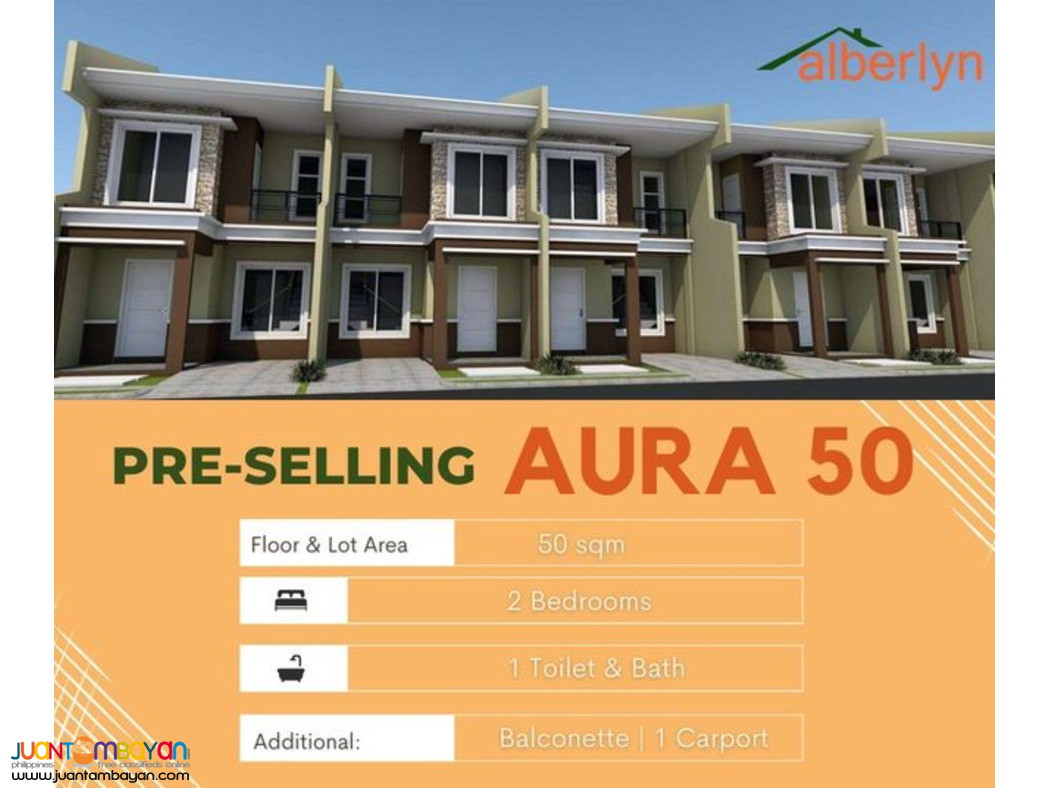 House & Lot for sale Aura50 unit Pooc Talisay City, Cebu 