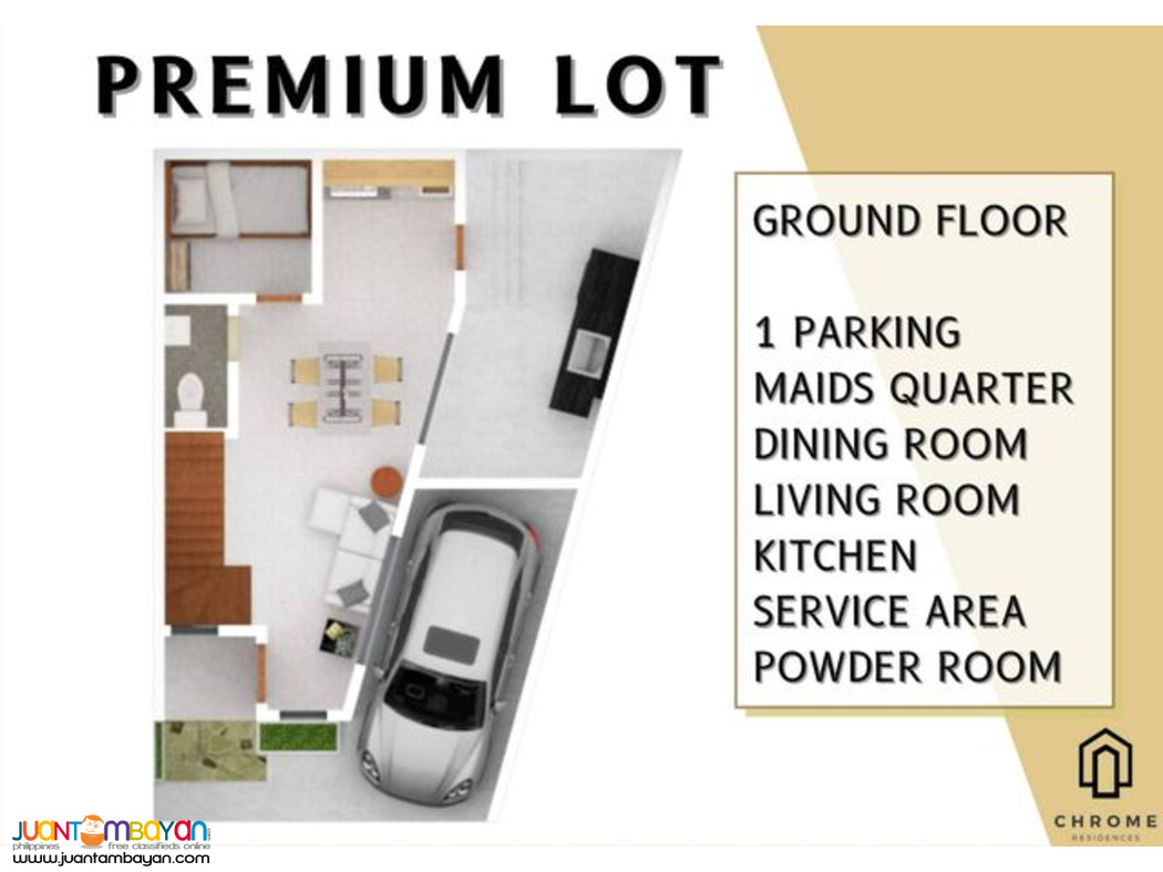 pre-selling townhouse Linao Talisay City Chrome Residences