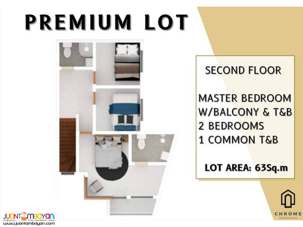 pre-selling townhouse Linao Talisay City Chrome Residences