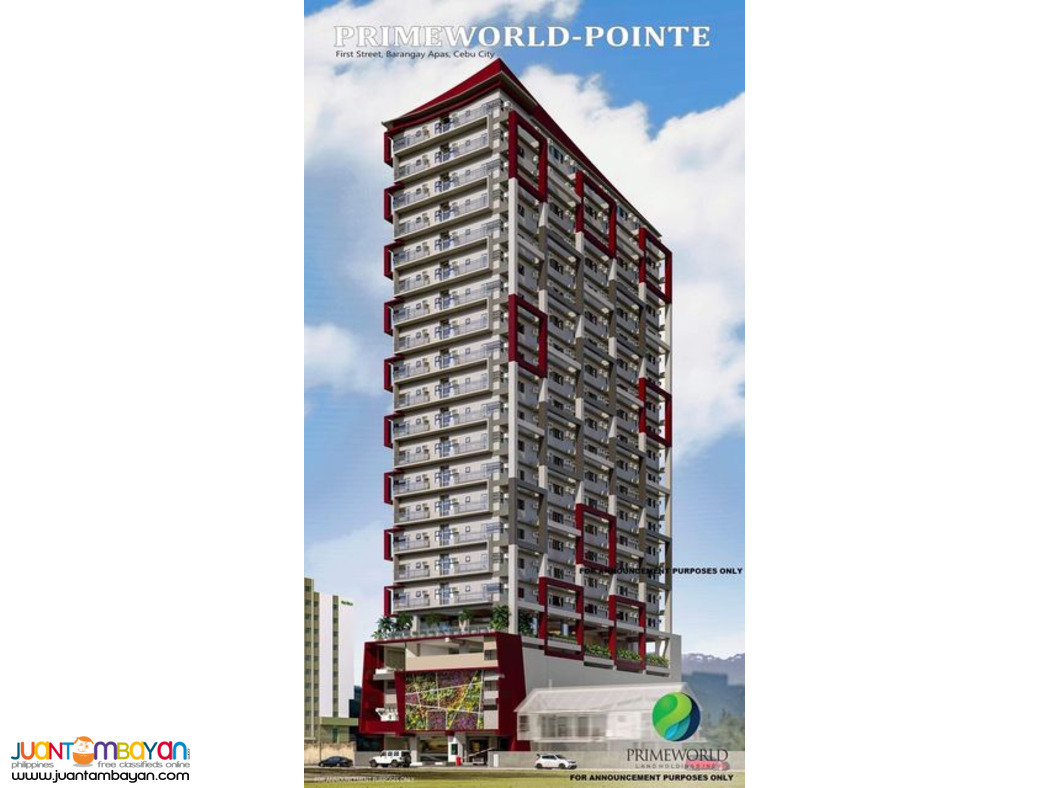 MOST AFFORDABLE 2BR CONDO UNIT LAHUG NEAR IT PARK PRIMEWORLD