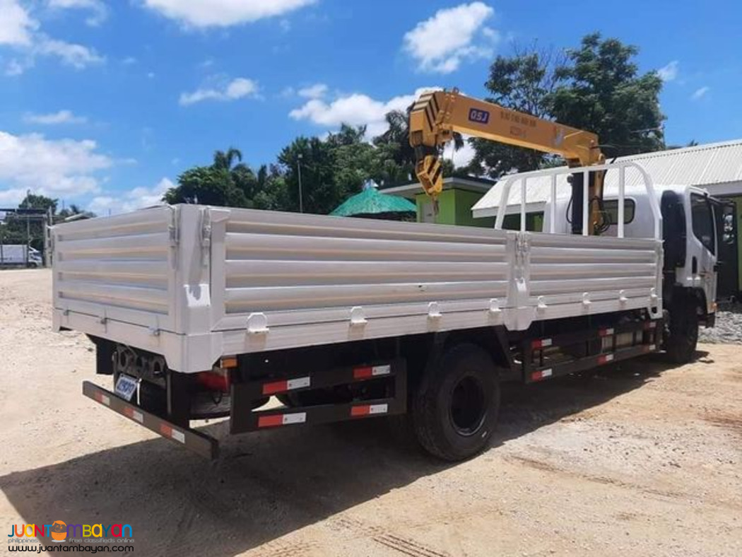 FAW 6-WHEELER CARGO TRUCK 20FT WITH 3.2TONS BOOM