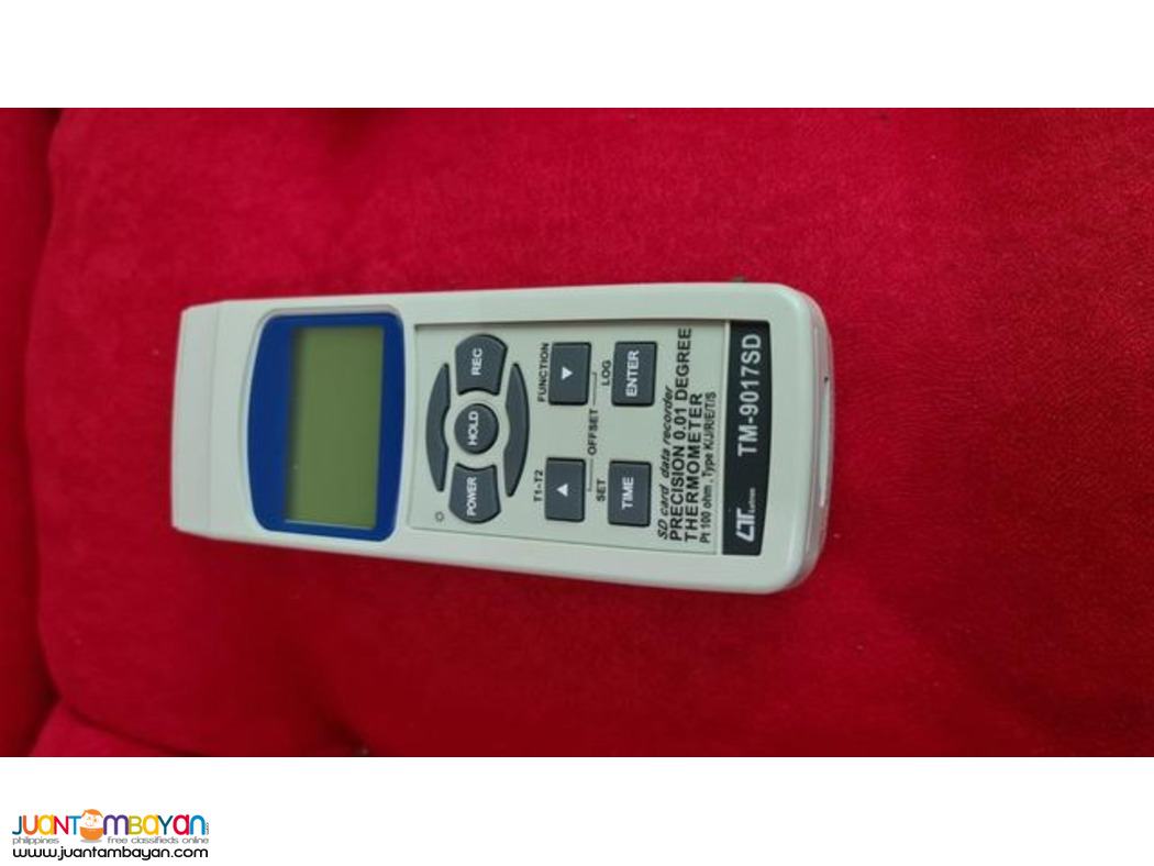 Precision Thermometer, Datalogger, PT100 Thermometer, TM-9017SD