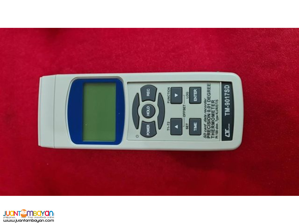 Precision Thermometer, Datalogger, PT100 Thermometer, TM-9017SD