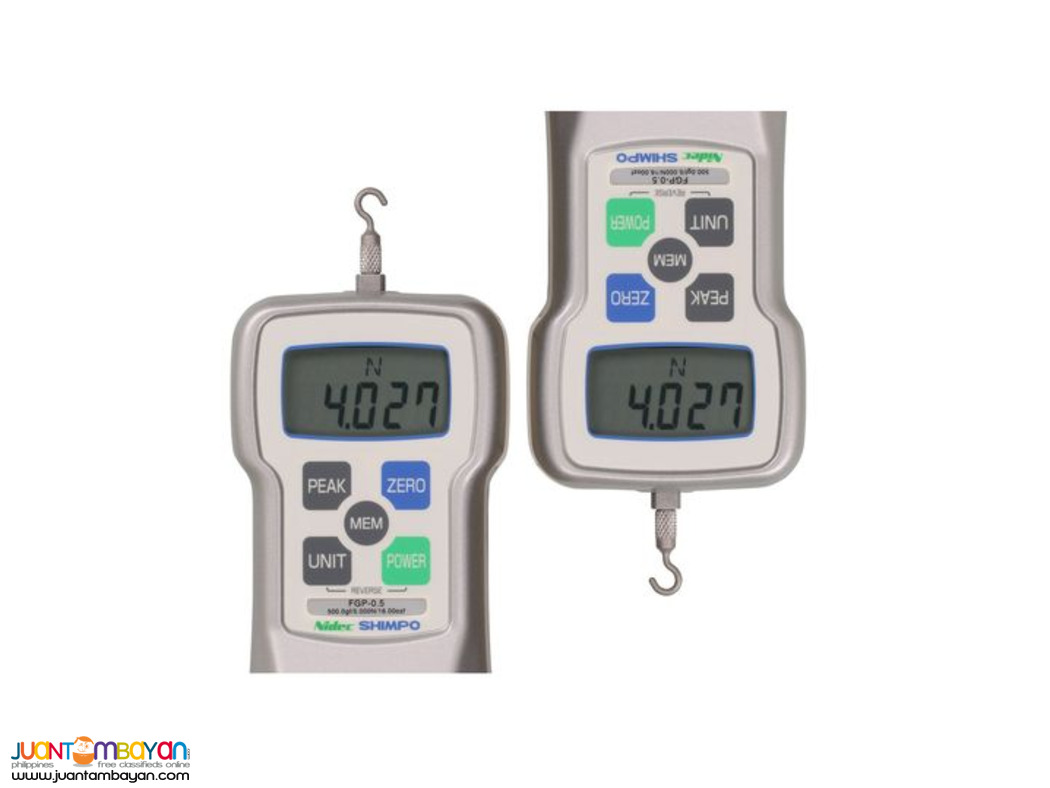 Digital Force Gauge, Push Pull Gauge, Shimpo (Japan), 10Kgf, FGP-10