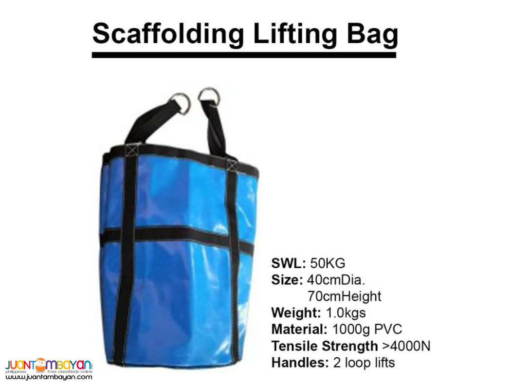 scaffolding lifting bag