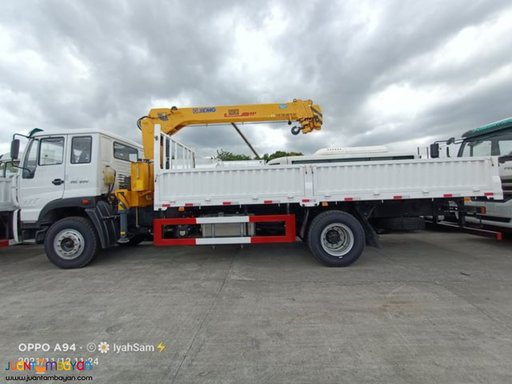 HOMAN CARGO TRUCK WITH 5TONS BOOM EURO 4