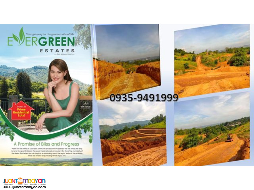 120 sqm Lot for Sale in Evergreen Estates San Mateo Rizal