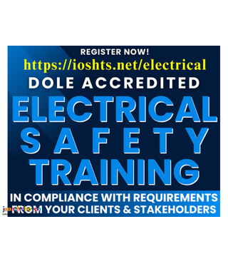 Electrical Safety Training LOTO Training DOLE Accredited Specialized