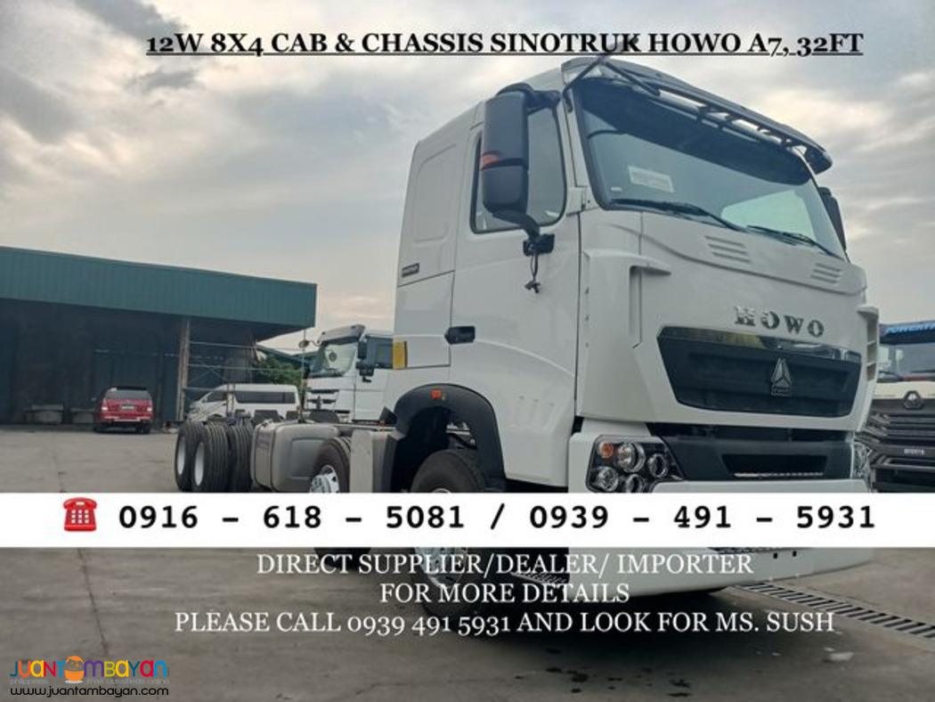 10-wheeler & 12 wheeler Cab Chassis SInotruk Howo A7