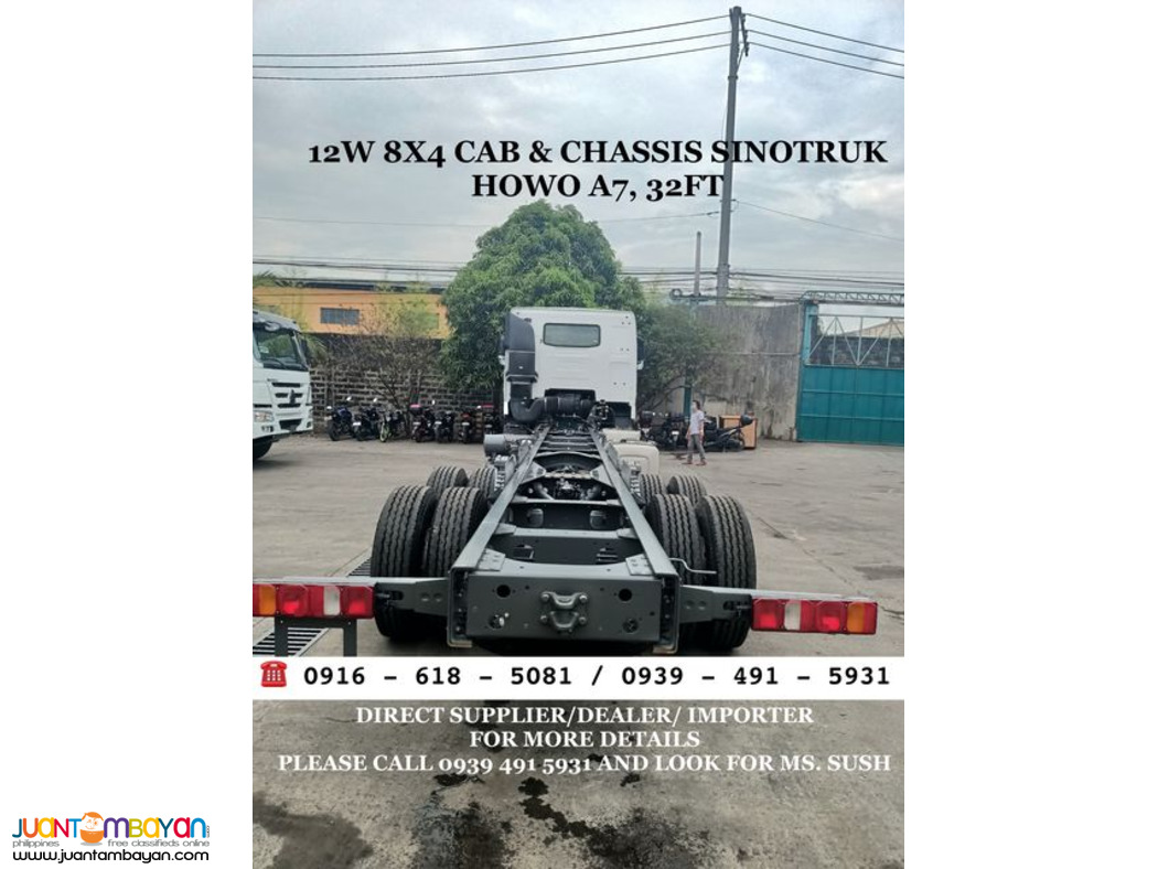 10-wheeler & 12 wheeler Cab Chassis SInotruk Howo A7