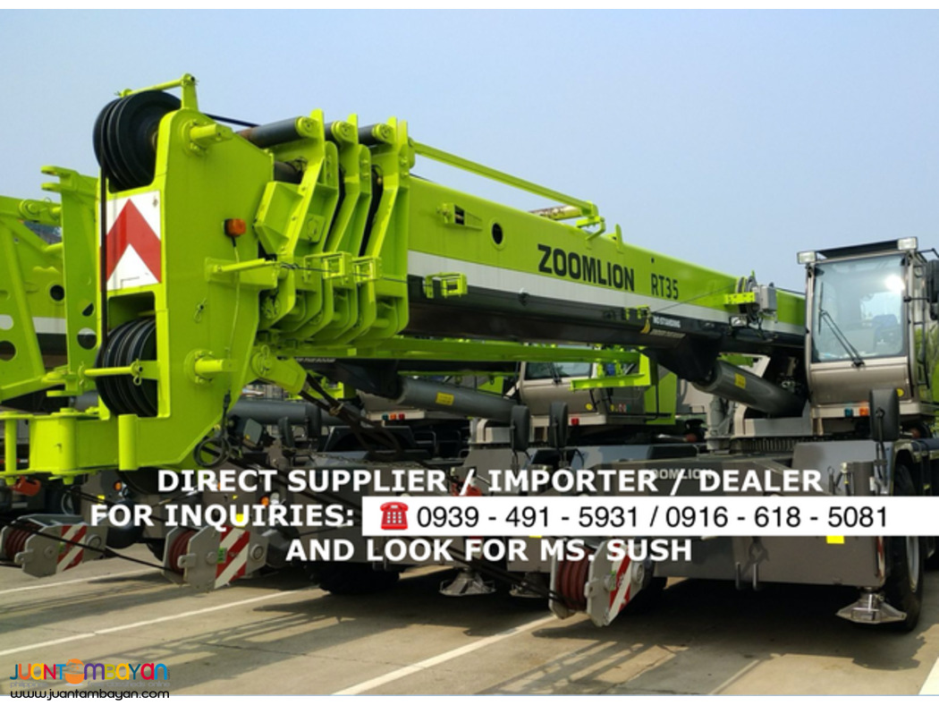 30tons & 60tons Rough Terrain Crane Zoomlion