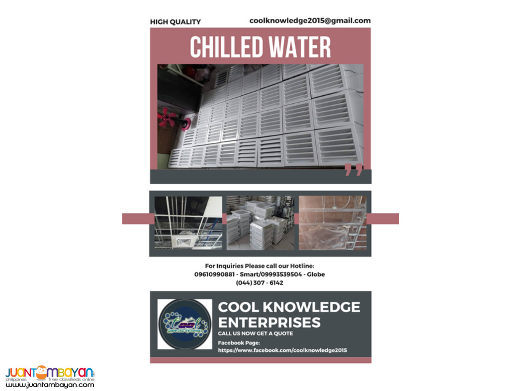 chilled water installaion.