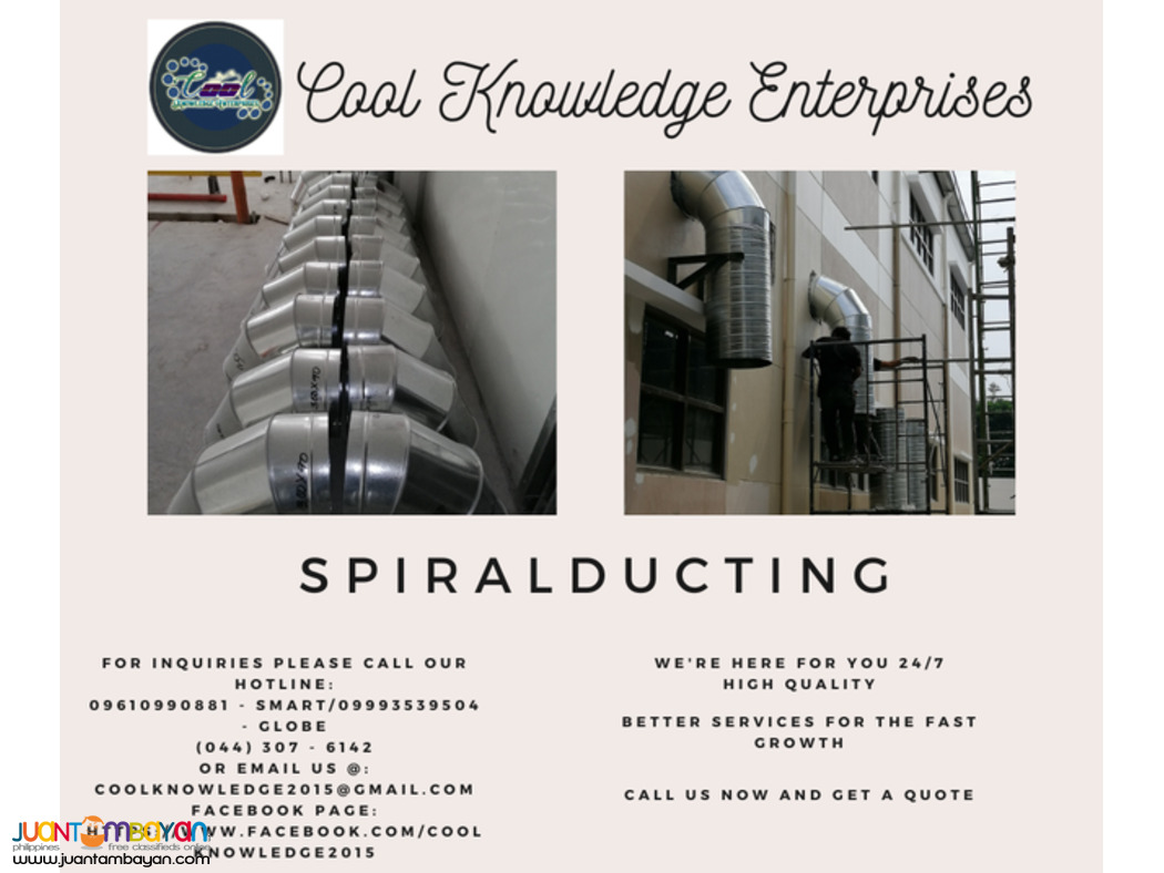 spiral ducting services